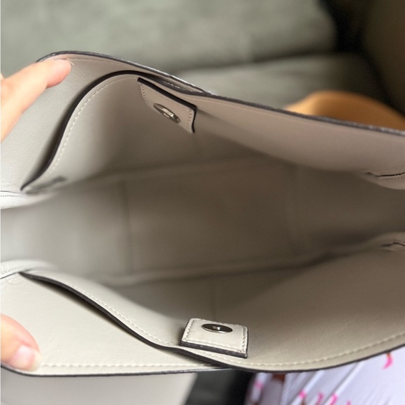 Calvin Klein Tan and Gray Crossbody Bag with Pouch - Picture 6 of 8